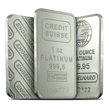 Front - Platinum Bar 1 Oz. (Varies)