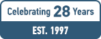 Celebrating 28 years. Established 1997